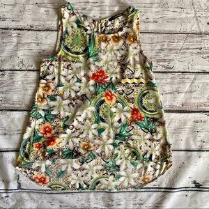 Caramela Colorful Floral Print Sleeveless top